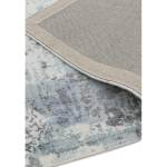 Tapis de salon moderne fait main BYGAT Bleu - 120 x 170 cm