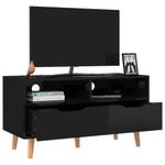 TV-Schrank D617 Hochglanz Schwarz