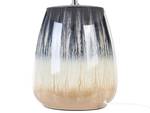 Lampe de table CIDRA Beige - Gris - Blanc - Céramique - 48 x 63 x 48 cm