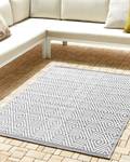 Tapis d'extérieur SIKAR Gris - Gris lumineux - Blanc - 180 x 120 x 120 cm