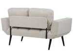 2-Sitzer Sofa BREKKE Beige - Schwarz - Creme