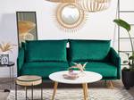 3-Sitzer Sofa MAURA Smaragdgrün - Gold - Grün
