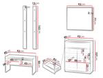 Garderobe-Set Simply I Grau