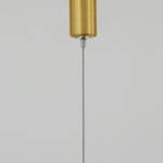 Pendelleuchte Elettra Gold - Metall - 7 x 150 x 7 cm