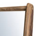 Spiegel auf Füßen Braun - Massivholz - 8 x 165 x 62 cm
