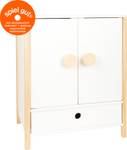 Puppenschrank „Little Button“ Weiß - Holzwerkstoff - 28 x 48 x 40 cm