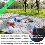 XXL Picknickdecke eco-line 100% recycelt Blau