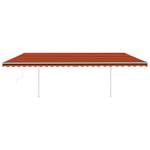 Auvent rétractable 3006684-3 Marron - Orange