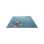 Tapis pour enfant Rainbow Rabbit Bleu - Matière plastique - 160 x 13 x 225 cm