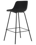 Tabouret de bar EMMET Noir - Matière plastique - 49 x 100 x 47 cm