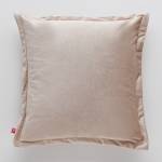 Samt-Kissenbezug Vicenza Beige - Textil - 45 x 1 x 45 cm