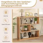 Bücherregal ON32835-3 Braun - Holzwerkstoff - 30 x 84 x 84 cm