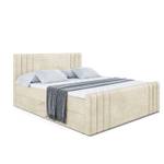 Boxspringbett IDRIKO-Z Ecru - Breite: 160 cm - H3