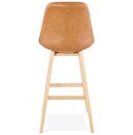 Tabouret De Bar ELENA Marron - Bois massif - 48 x 114 x 56 cm