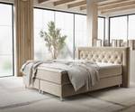 Boxspringbett Lavello Beige - Breite: 200 cm