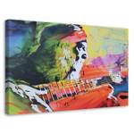Wandbild Kurt Cobain Musik Abstrakt bunt 100 x 70 cm