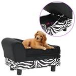 Hundesofa 170939 Schwarz - Textil - 57 x 36 x 34 cm