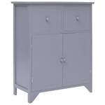 Armoire latérale 298302 Gris - Bois manufacturé - Bois/Imitation - 60 x 75 x 30 cm