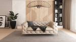 Chesterfield Sofa 2-Sitzer Klareno Beige