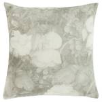 Kissenbezug beige-creme Floral Silber - Textil - 45 x 45 x 45 cm