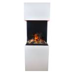 Glow Fire Beethoven Elektrokamin Weiß - Holzwerkstoff - Metall - 60 x 170 x 50 cm