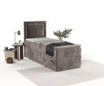 Boxspringbett Indeo Braun - Breite: 100 cm - H3