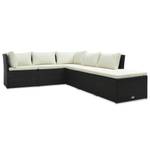 Gartensofa-Set Braun - Metall - 180 x 66 x 59 cm