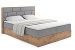 Boxspringbett LOLLY7 Hellgrau - Breite: 209 cm - H3