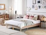 Doppelbett MARQUISE Beige - Pink - Breite: 191 cm