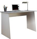 Schreibtisch Masola Grau - Weiß - Breite: 110 cm