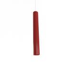 Suspension Rond Rouge brillant - Hauteur : 40 cm