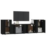 TV-Schrank 4er Set D455 Schwarz