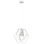 Lampe à suspension HELIN Blanc - Métal - 35 x 120 x 35 cm