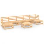 Garten-Lounge-Set (8-teilig) 3009737-1 Braun - Massivholz - Holzart/Dekor - 70 x 30 x 70 cm