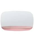 Wandspiegel DOSNON Schwarz - Pink - Glas - 80 x 50 x 2 cm