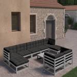 Salon de jardin (lot de 10) 3009744-1 Gris