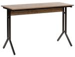 Schreibtisch CREEK Schwarz - Braun - Grau - Holzwerkstoff - 120 x 76 x 48 cm