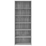 Highboard DE7133 Grau - Holzwerkstoff - 41 x 185 x 70 cm