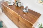 Sideboard MAMMUT 170cm braun silber Holz