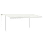 Auvent rétractable 3006684-1 Blanc crème - Profondeur : 500 cm