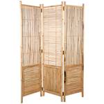 Paravent en bambou 3 panneaux Bambou - 135 x 180 x 4 cm