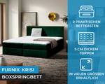 Boxspringbett Krisi Grün