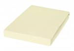 Spannbetttuch Elastic Jersey Beige - Textil - 150 x 1 x 200 cm