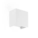 Oslo Applique murale haut-bas Blanc - Métal - 13 x 13 x 8 cm