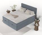 Boxspringbett Ampio Blau - Breite: 160 cm