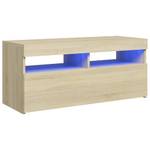 TV-Schrank mit LED-Leuchten D574 Eiche Sonoma Dekor