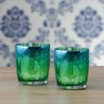 Peacock DOF Becher 2er Set Glas - 9 x 10 x 9 cm