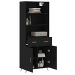 Highboard DE9242 Schwarz - Holzwerkstoff - 34 x 180 x 70 cm