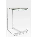 Table d'appoint Easy Living Verre transparent