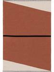 Tapis en coton Lenny Brun rouge - 120 x 170 cm